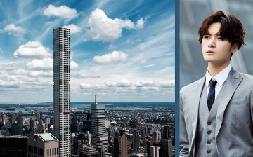 Картинка мужчины liu+haikuan актер костюм город панорама