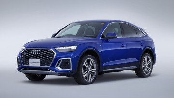 Картинка audi+q5+sportback+40+tdi+quattro+s+line автомобили audi синий