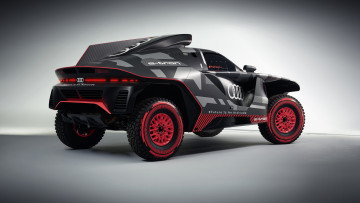 Картинка audi+rs+q+e-tron автомобили audi черный