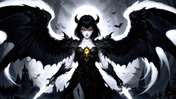 Картинка фэнтези демоны нейросети графика нейроарт ai art нейронные сети рисунки нейро искусство нейрографика graphics neuroart neural networks drawings neuro neurography