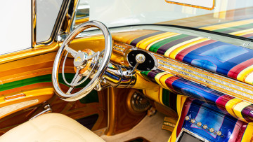 обоя 1958-chevrolet-impala, автомобили, спидометры, торпедо, chevrolet