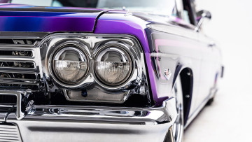 Картинка 1962-chevrolet-impala автомобили фрагменты+автомобиля chevrolet