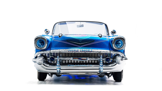 Обои картинки фото 1957-chevrolet-bel-air, автомобили, chevrolet