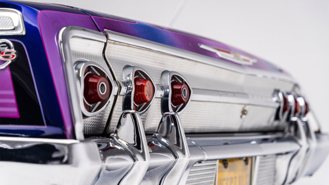 Обои картинки фото 1962-chevrolet-impala, автомобили, фрагменты автомобиля, chevrolet