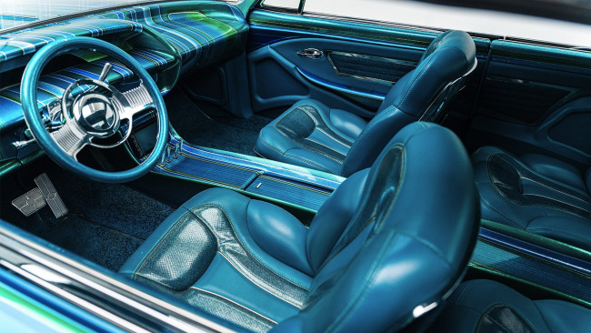 Обои картинки фото 1964-chevrolet-impala, автомобили, интерьеры, chevrolet