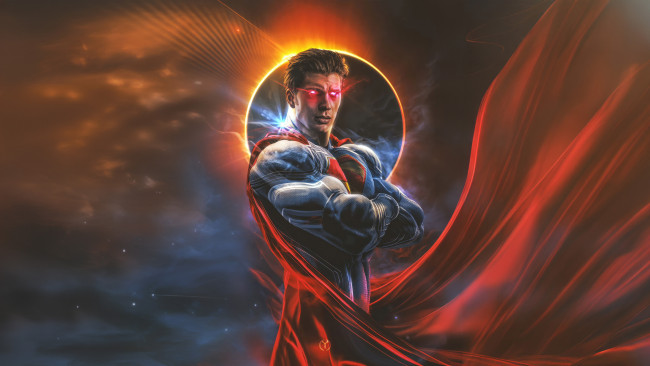 Обои картинки фото рисованное, комиксы, superman