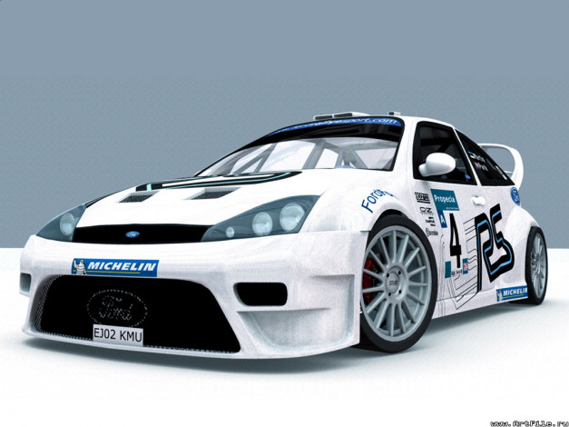 Обои картинки фото ford, focus, автомобили, 3д