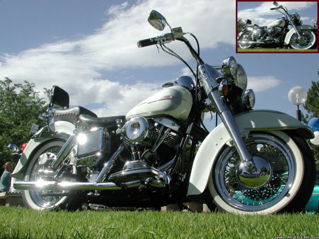 Обои картинки фото мотоциклы, harley, davidson