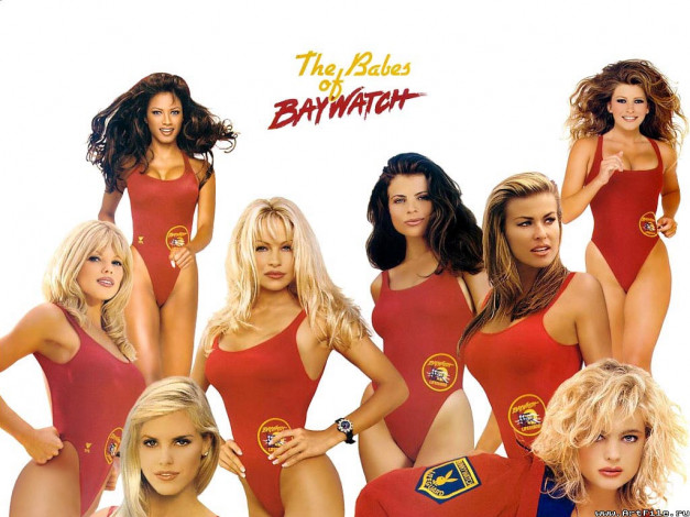 Обои картинки фото the, babes, of, baywatch, кино, фильмы