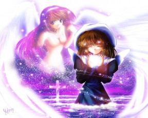 Картинка аниме angels demons