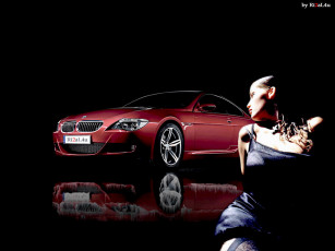 Картинка bmw m3 автомобили авто девушками