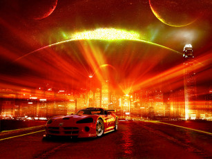 Картинка dodge viper автомобили