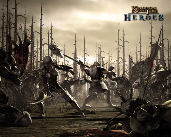 Обои картинки фото kingdom, under, fire, heroes, видео, игры