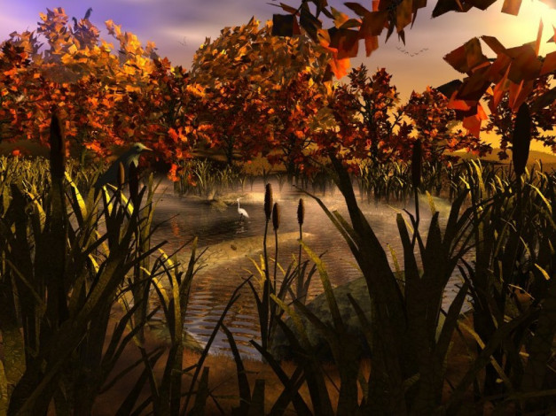 Обои картинки фото 3д, графика, nature, landscape, природа