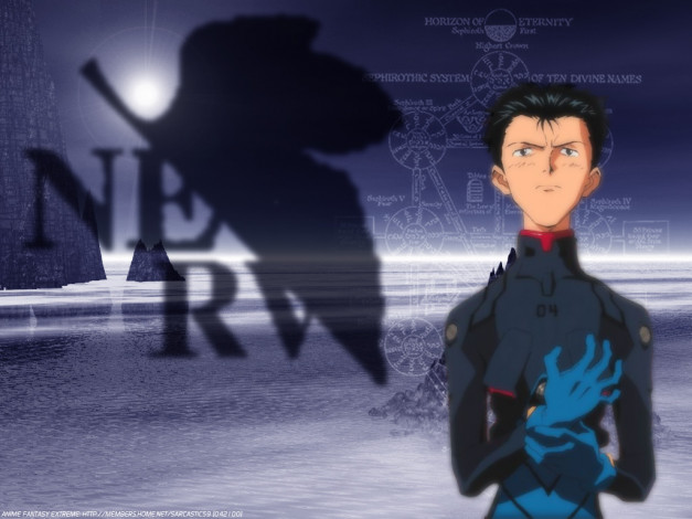 Обои картинки фото evangelion, аниме