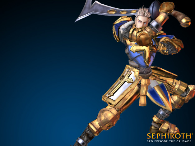 Обои картинки фото sephiroth, 3rd, episode, the, crusade, видео, игры