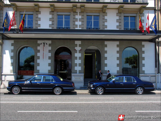 Обои картинки фото bentley, arnage, and, rolls, royse, seraph, автомобили, разные, вместе