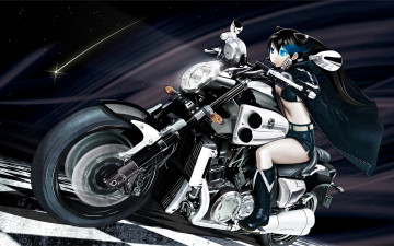 Картинка black rock shooter аниме