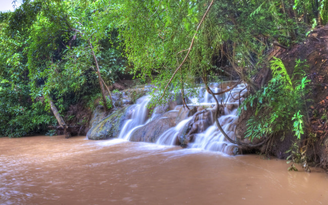 Обои картинки фото природа, водопады