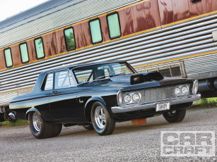 Картинка 1963 plymouth savoy автомобили hotrod dragster