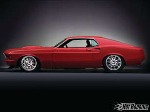 Картинка 1969 ford sportsroof mustang автомобили