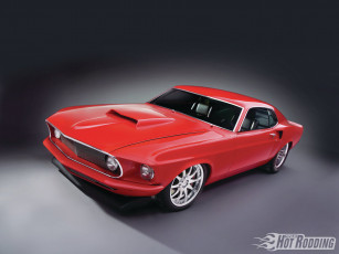 Картинка 1969 ford sportsroof mustang автомобили
