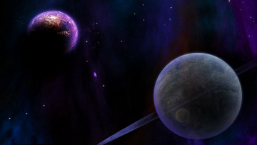 Картинка космос арт планеты