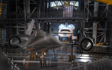 Картинка sr 71 авиация боевые самолёты экспонат музей разведчик самолет