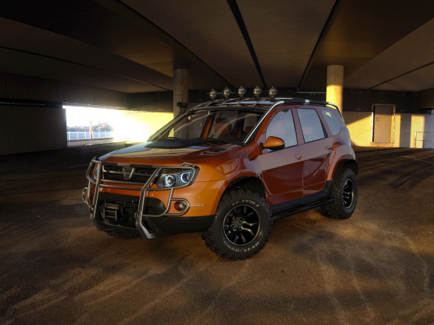 Обои картинки фото автомобили, 3д, dacia
