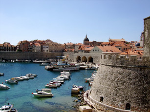Картинка dubrovnik croatia города дубровник хорватия море дома побережье