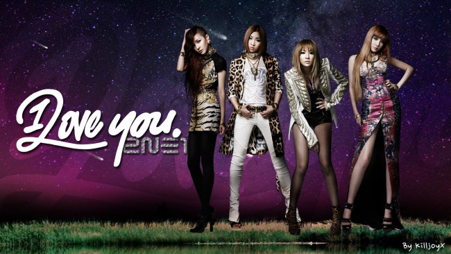 Обои картинки фото музыка, 2ne1, група, девушки, корея