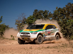 обоя спорт, авторалли, 2014г, racing, asx, пыль, ралли, гонка, mitsubishi