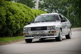 Картинка audi+quattro автомобили audi автопробег выставка автошоу
