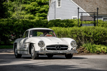 Картинка mercees-benz+300sl автомобили mercedes-benz автошоу автопробег выставка