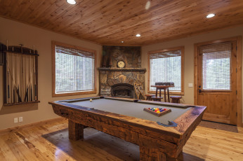 обоя интерьер, бильярдная, стол, шары