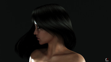 Картинка 3д+графика портрет+ portraits девушка взгляд