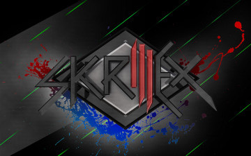 Картинка музыка skrillex фон надпись