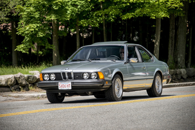 Обои картинки фото bmw 6er e24, автомобили, bmw, автопробег, выставка, автошоу