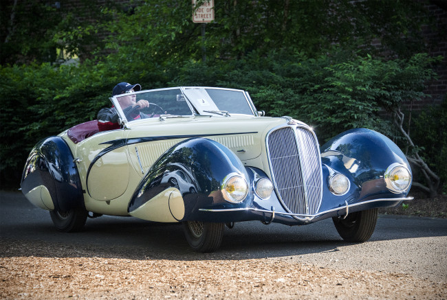 Обои картинки фото delahaye, автомобили, классика, выставка, автошоу, автопробег