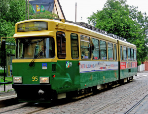 Картинка техника трамваи трамвай город рельсы