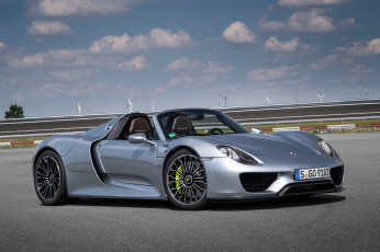 Картинка автомобили porsche spyder 918