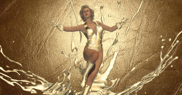 Картинка 3д+графика люди+ people девушка взгляд фон