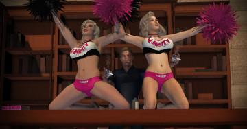 Картинка 3д+графика люди+ people девушки фон взгляд