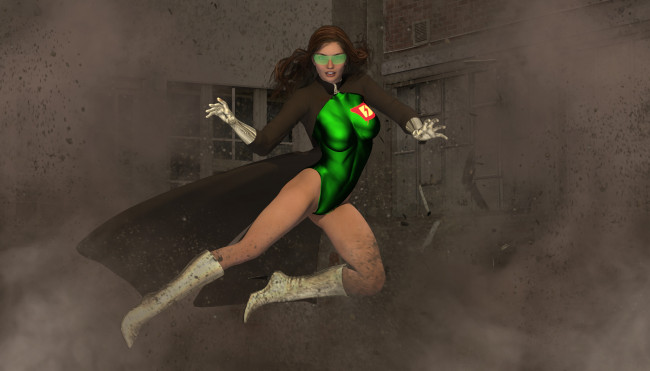 Обои картинки фото 3д графика, фантазия , fantasy, девушка, поза, фон, взгляд