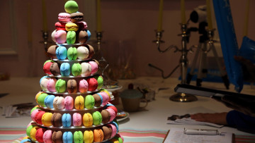 Картинка еда макаруны много лакомство