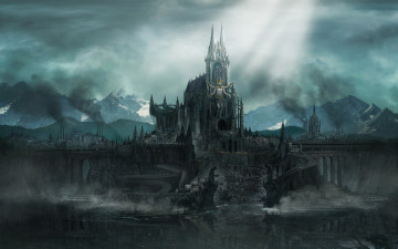 Картинка фэнтези иные+миры +иные+времена город