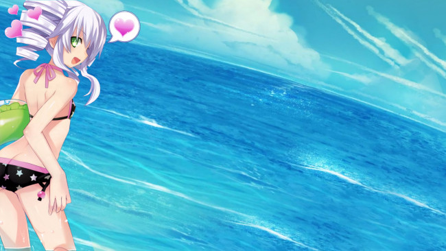 Обои картинки фото аниме, unknown,  другое, девушка, взгляд, фон