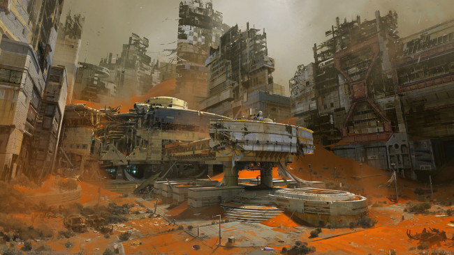 Обои картинки фото фэнтези, иные миры,  иные времена, город, война