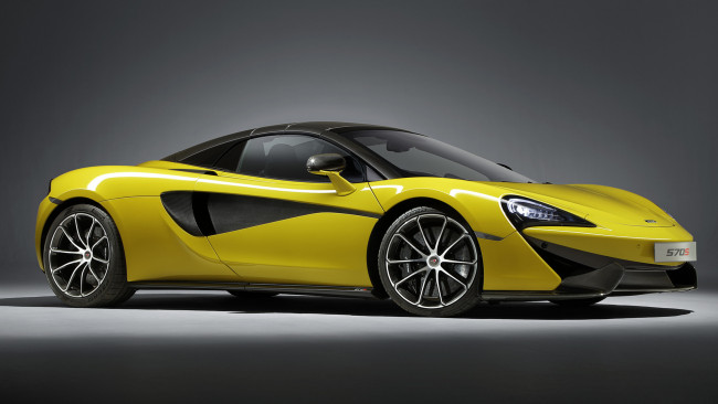 Обои картинки фото mclaren 570s spider 2018, автомобили, mclaren, 2018, spider, 570s