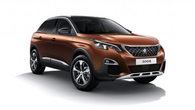 Обои картинки фото peugeot 3008 2017, автомобили, peugeot, 3008, 2017